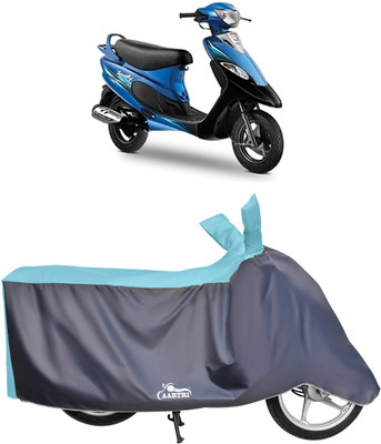 DROHAR Waterproof Two Wheeler Cover for TVS(Pep+, Blue)