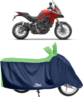 DROHAR Waterproof Two Wheeler Cover for Ducati(Multistrada, Green)