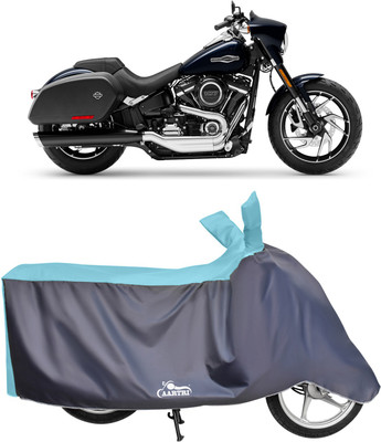 XAFO Waterproof Two Wheeler Cover for Harley Davidson(Sport, Blue)