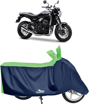 DROHAR Waterproof Two Wheeler Cover for Kawasaki(Z900, Green, Blue)
