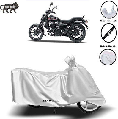 APNEK Waterproof Two Wheeler Cover for Bajaj(Avenger 150 Street, Silver)