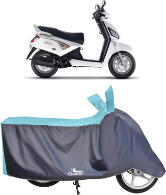 DROHAR Waterproof Two Wheeler Cover for Mahindra(Gusto, Blue)