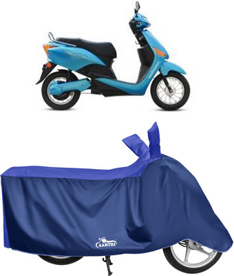 DROHAR Waterproof Two Wheeler Cover for Hero(Electric, Blue)