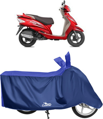 DROHAR Waterproof Two Wheeler Cover for TVS(Wego, Blue)