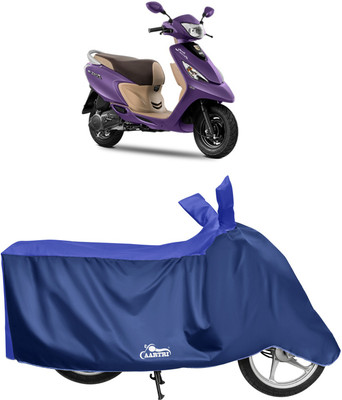 XAFO Waterproof Two Wheeler Cover for TVS(Zest, Blue)