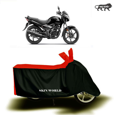 AutoRash Waterproof Two Wheeler Cover for Honda(CB Unicorn, Red, Black)