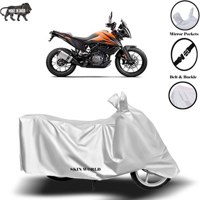 THE REAL ARV Waterproof Two Wheeler Cover for KTM(390 Adventure, Silver)