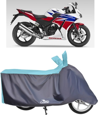 VITSOA Waterproof Two Wheeler Cover for Honda(CBR300R, Blue)