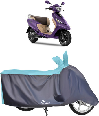 DROHAR Waterproof Two Wheeler Cover for TVS(Zest, Blue)