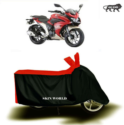 THE REAL ARV Waterproof Two Wheeler Cover for Yamaha(FZ-25, Red, Black)