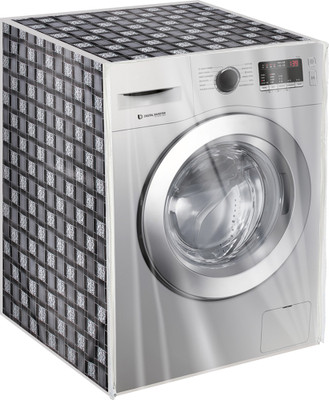 DAKSHINA SWASTIK Front Loading Washing Machine  Cover(Width: 59.8 cm, Grey,Black)