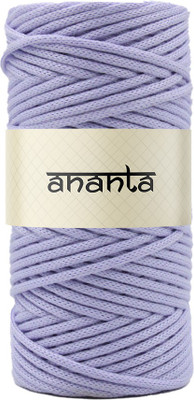 Ananta knitted Macrame crochet Cord Thread(3mm 50 Mtr.)for Macrame DIY.