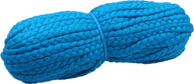 Bobbiny Braided Macrame Cotton Cord 10mm 20 Meters Thread Choti Macrame DIY Firozi.