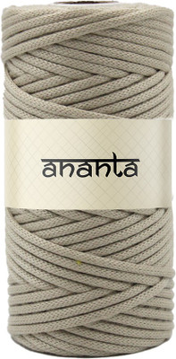 Ananta knitted Macrame Cotton Cord Thread(3mm 50 Mtr.)for Macrame DIY.