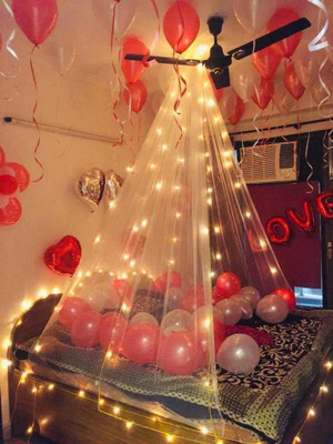 Shmaya Cloth Net Decoration Lights for Romantic Dinner combo-pack of 5(Set of 5)