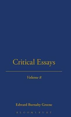 Critical Essays(English, Hardcover, Greene Edward Burnaby)