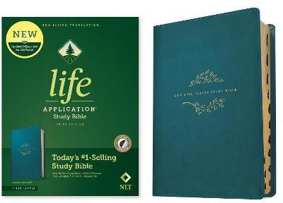 NLT Life Application Study Bible, Third Edition, Teal Blue(English, Leather / fine binding, Tyndale)