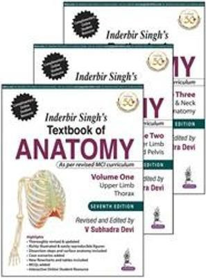 Inderbir Singh's Textbook of Anatomy (3 Volumes)(English, Paperback, Devi V Subhadra)