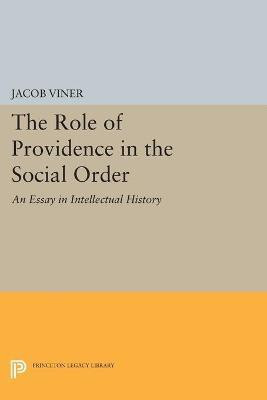 The Role of Providence in the Social Order(English, Paperback, Viner Jacob)