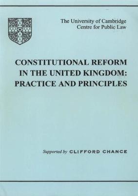 Constitutional Reform in the United Kingdom(English, Paperback, unknown)