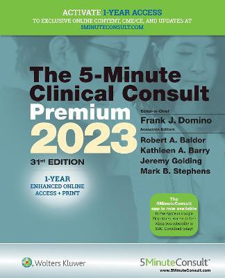5-Minute Clinical Consult 2023 (Premium)(English, Hardcover, Domino Frank J. Dr. MD)