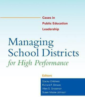 Managing School Districts for High Performance(English, Paperback, unknown)
