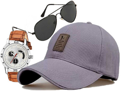 FLEXCY Sports/Regular Cap Cap(Pack of 3)