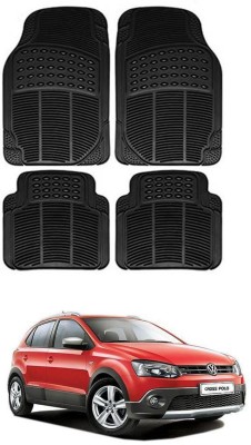 RONISH Rubber Standard Mat For  Volkswagen Polo Cross(Black)