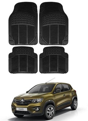 RONISH Rubber Standard Mat For  Renault Kwid(Black)