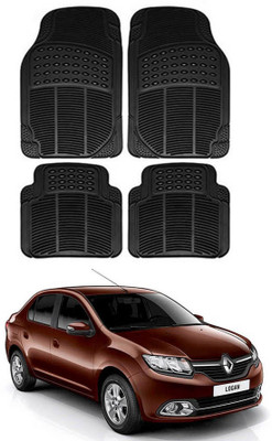 RONISH Rubber Standard Mat For  Renault Logan(Black)