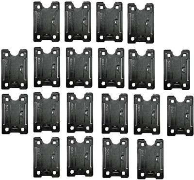 R K SALES 20 Card Holder(Set of 20, Black)