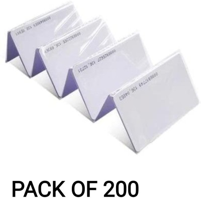 R K SALES 200 Card Holder(Set of 200, White)