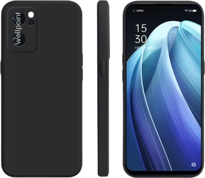 Wellpoint Back Cover for OPPO Reno7 5G(Black, Grip Case, Pack of: 1)