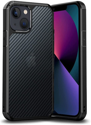 POCARD Back Cover for Apple iPhone 13(Black, Grip Case)