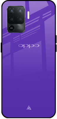 Hocopoco Back Cover for Oppo F19 Pro(Purple, Silicon, Pack of: 1)