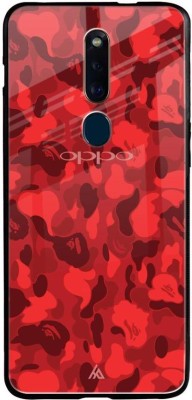 Hocopoco Back Cover for Oppo F11 Pro(Red, Silicon, Pack of: 1)