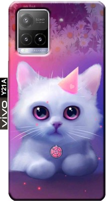 TrenoSio Back Cover for Vivo Y21A 2852(Multicolor, Anti-radiation, Silicon, Pack of: 1)