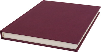 INNAXA Hardbound Diary, 120gsm Thick Paper, 80 Sheets/160 Pages, (Maroon, A5-Plain) A5 Diary Blank 160 Pages(Maroon)