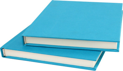 INNAXA Hardbound Diary, Pack Of 2 , (Turquoise), 120gsm, 80 Sheets/160 Pages Each A5 Diary Blank 160 Pages(Turquoise, Pack of 2)