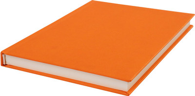 INNAXA Hardbound Diary, 120gsm Thick Paper, 80 Sheets/160 Pages, (Orange, A5-Plain) A5 Diary Unruled 160 Pages(Orange)