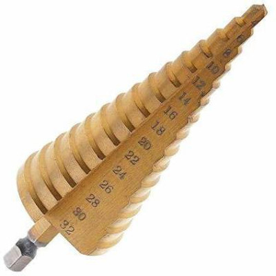 paczo HSS Steel Step Cone Drill Countersink Titanium Bit Set Hole HSS Steel Step Cone Drill Countersink Titanium Bit Set Hole