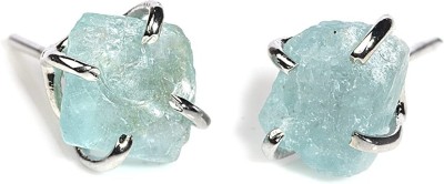 Gempro Apatite Raw Gemstone Crystal Stud Earring