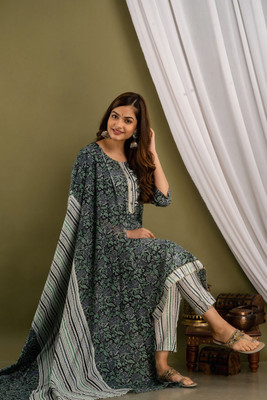 his&her Women Kurta Dupatta Set