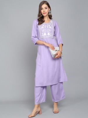 ANGITA Women Kurti Palazzo Set