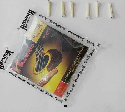 KARUNA Acoustic @ 6 PIN AND HEXA STRIG KAR Guitar String(6 Strings)
