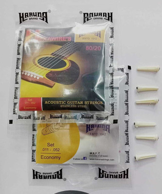 KARUNA Acoustic HHEXA WIRE 6 RIDGE WIRE Guitar String(6 Strings)