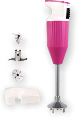 Royatto 350 W Pink Hand Blender, Electric Whisk(Pink Color Body Hand Blender)