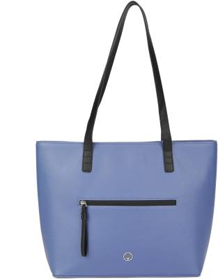 Allen Solly Woman Bags, Allen Solly Blue Tote Bag for Women at