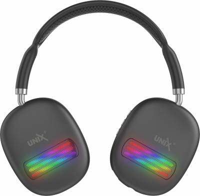 Unix RGB LED LIGHT | WIRELESS / WIRED / TF | 14 Hours Playtime Bluetooth & Wired Headset