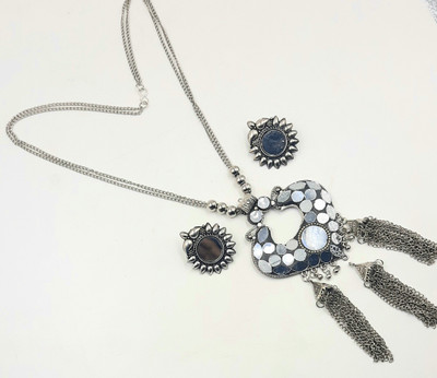 AnEk goods Alloy Silver Multicolor Jewellery Set(Pack of 1)